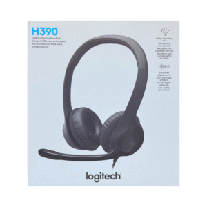 HEADSET COM FIO USB LOGITECH H390 PRETO